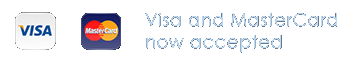 Visa and MasterCard now accepted